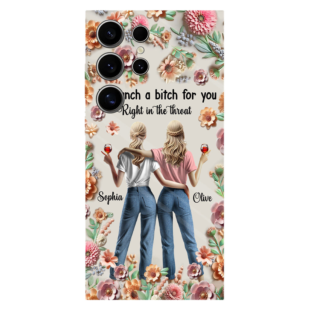 Punch Bitch Besties - Personalized Bestie Full Print Phone Case