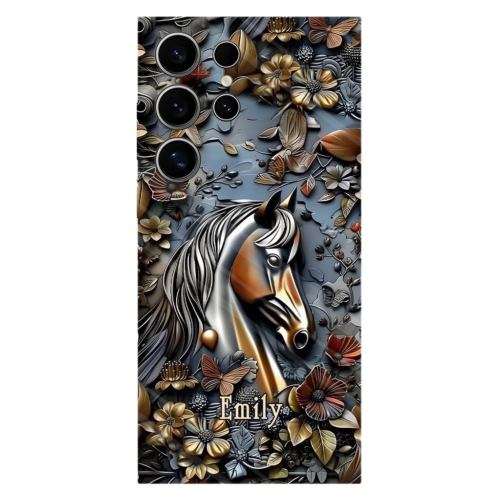 Stunning Horse - Personalized Horse Full Print Phone Case
