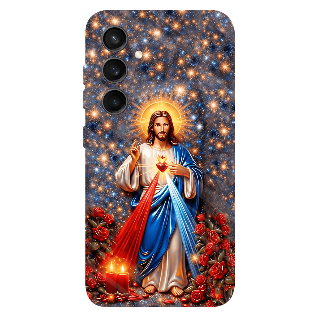 Sacred Heart of Jesus - Personalized Christian Full Print Phone Case