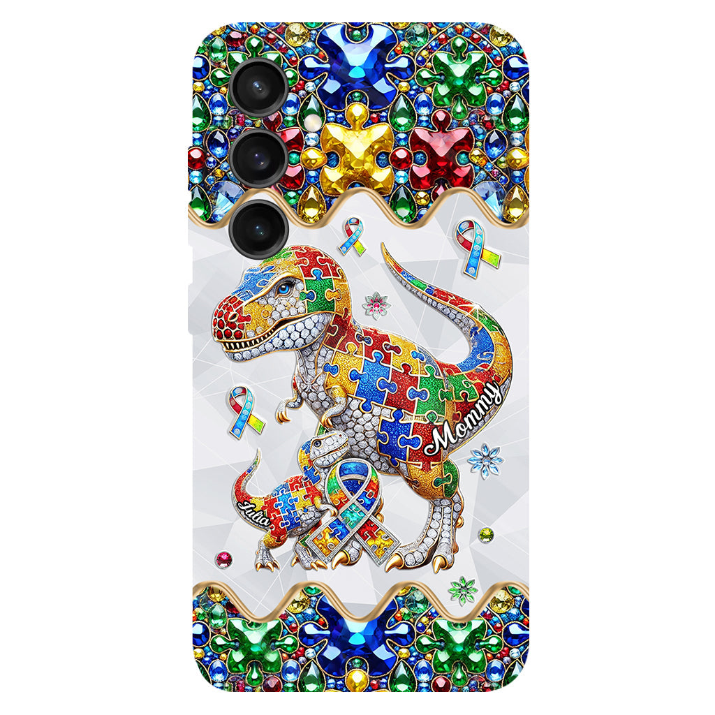 Strong Mama - Personalized Autism Awareness Full Print Phone Case