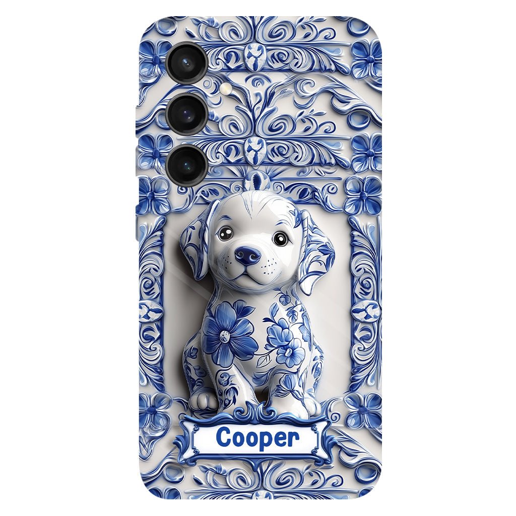 Cute Labrador Retriever - Personalized Dog Full Print Phone Case