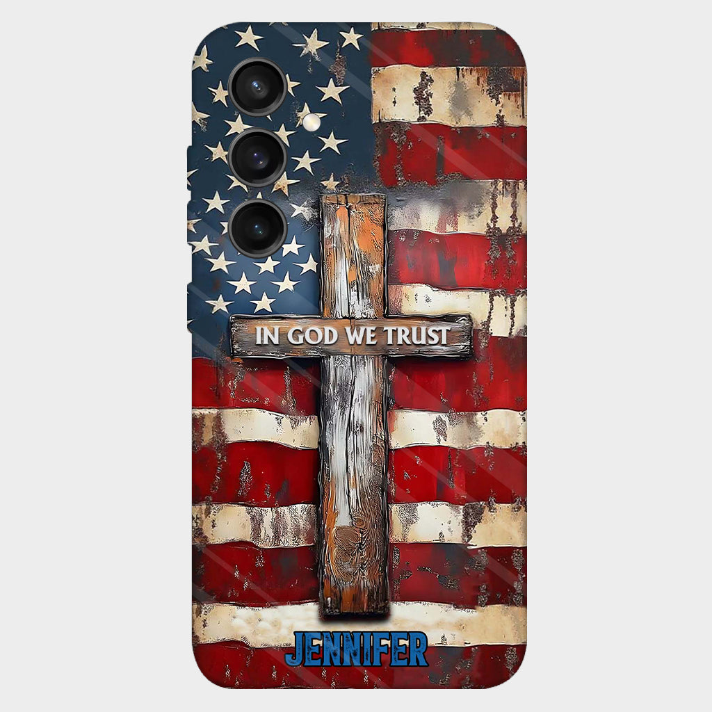 In God We Trust - Personalized Christian Full Print Phone Case