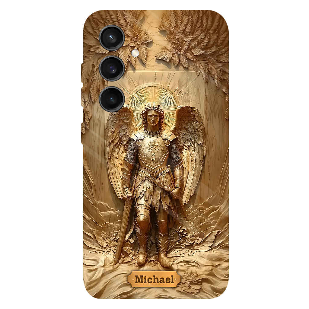 Archangel Michael - Personalized Christian Full Print Phone Case