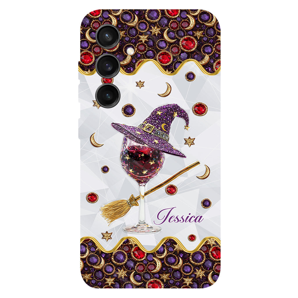 Wine Witch - Personalized Witch Full Print Phone Case
