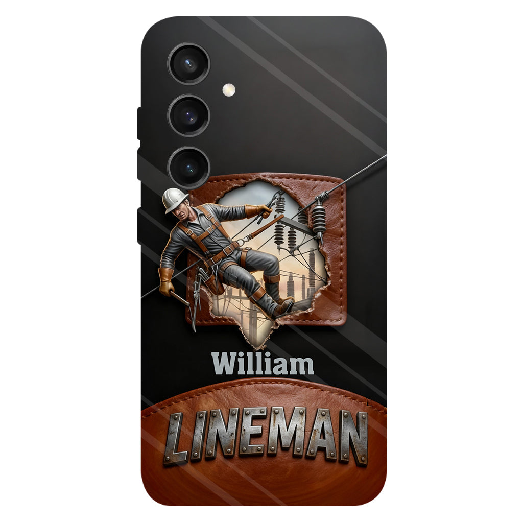 Cool Lineman - Personalized Lineman Full Print Phone Case