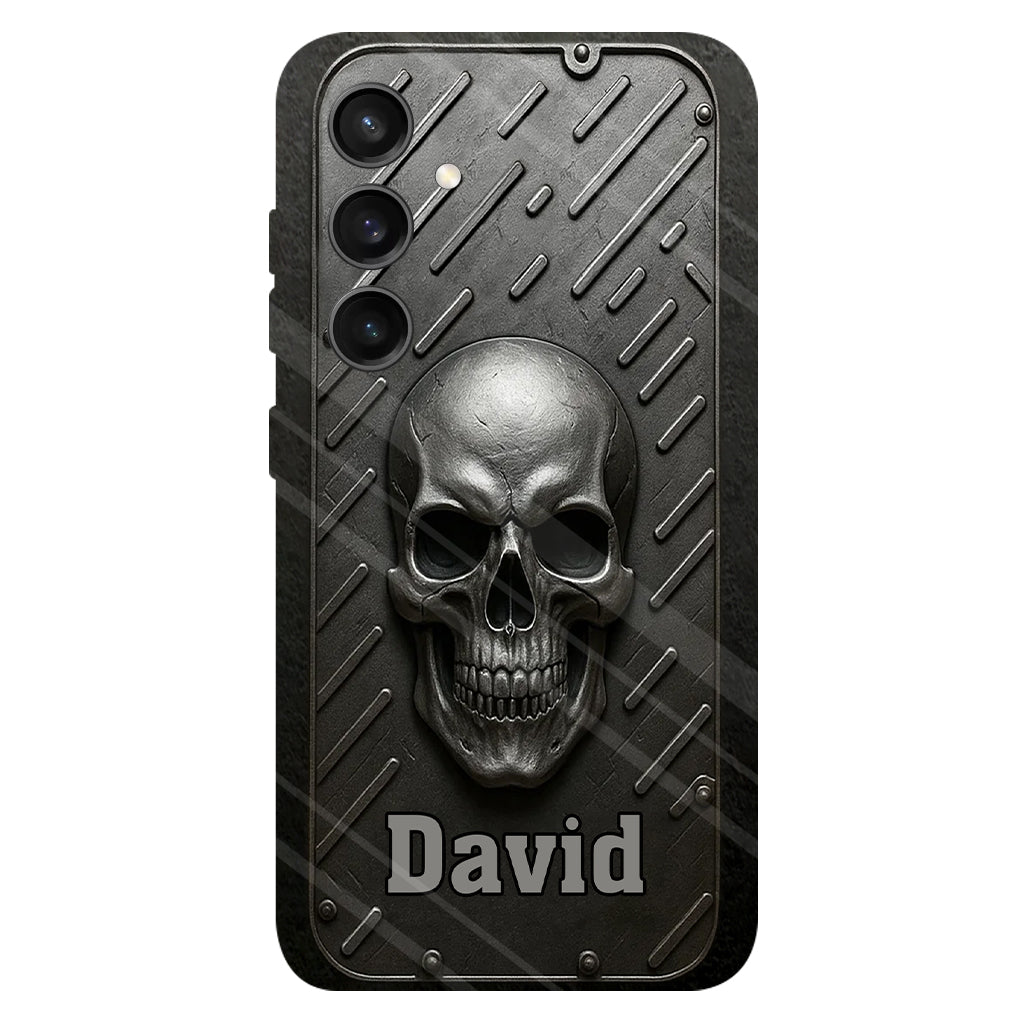 Hello Darkness - Personalized Skull Full Print Phone Case