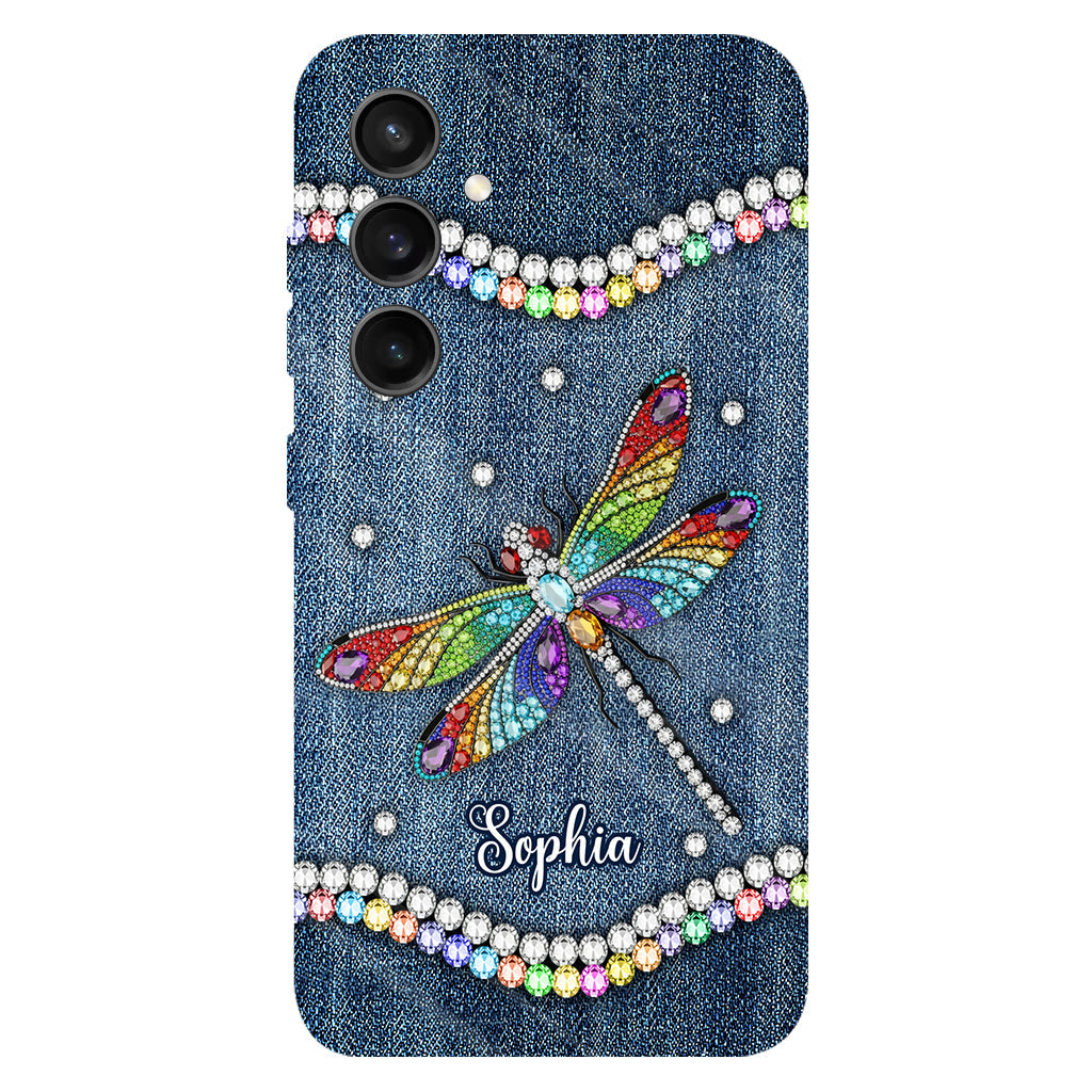 Beautiful Dragonfly - Personalized Dragonfly Full Print Phone Case
