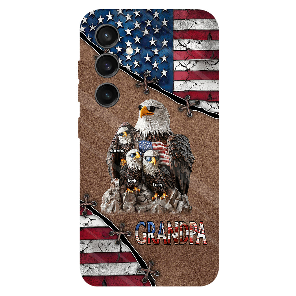 Strong Papa - Personalized Father Full Print Phone Case