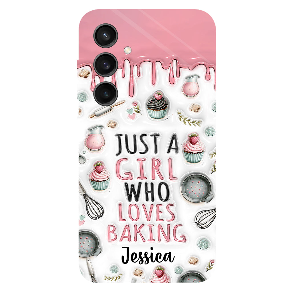 Just A Girl Who Loves Baking - Personalized Baking Full Print Phone Case