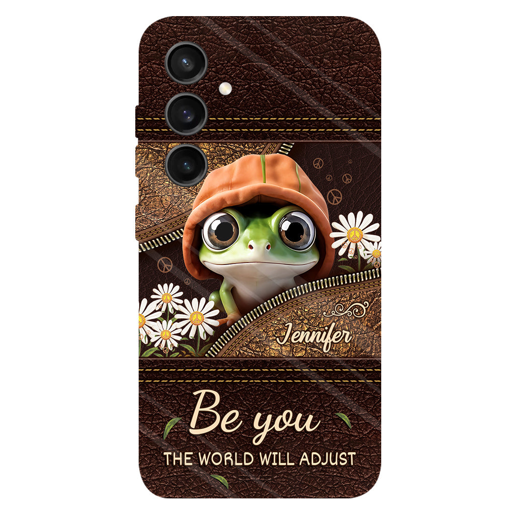 Be You The World Will Adjust - Personalized Hippie Full Print Phone Case