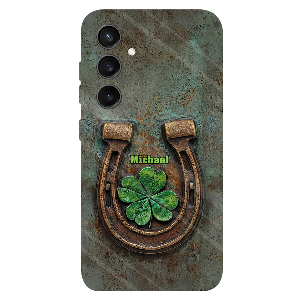 Vintage Irish Harp - Personalized Horse Full Print Phone Case