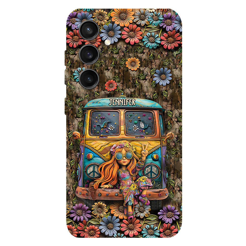 Cute Caravan - Personalized Hippie Full Print Phone Case