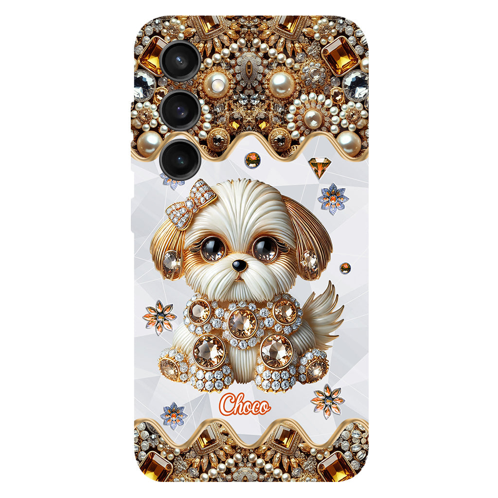 Love Shih Tzu - Personalized Dog Full Print Phone Case