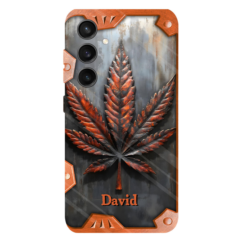Stunning Leaf - Personalized Weed Full Print Phone Case