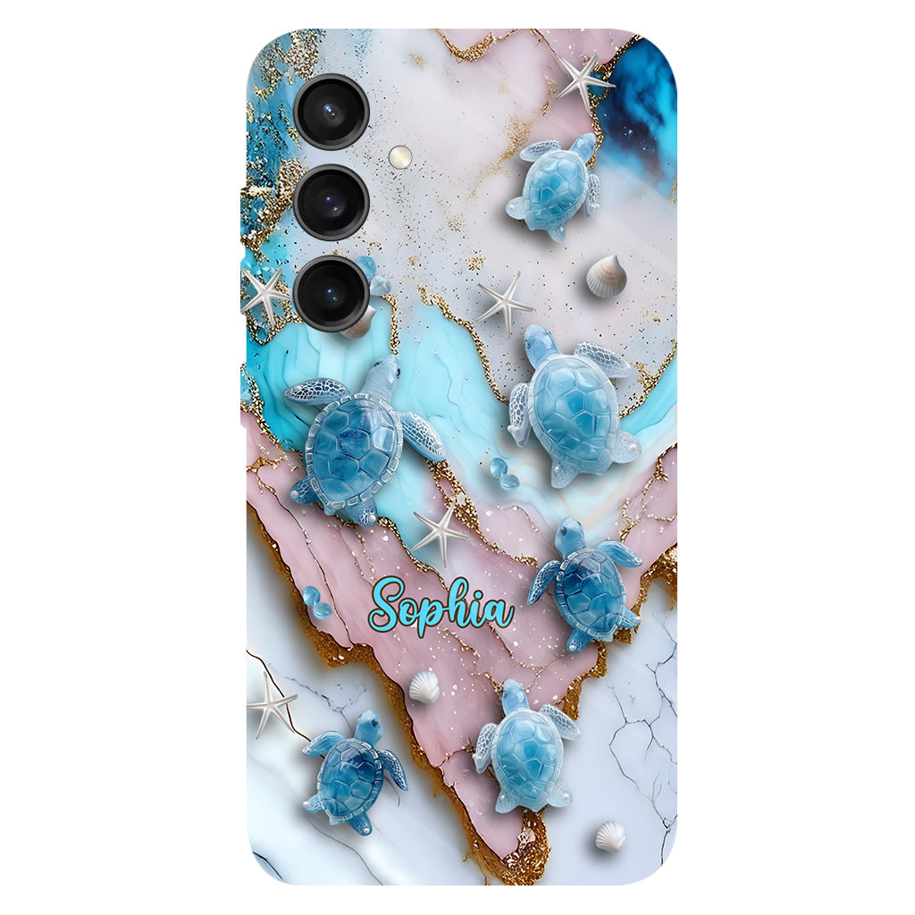 Love Turtles - Personalized Turtle Full Print Phone Case