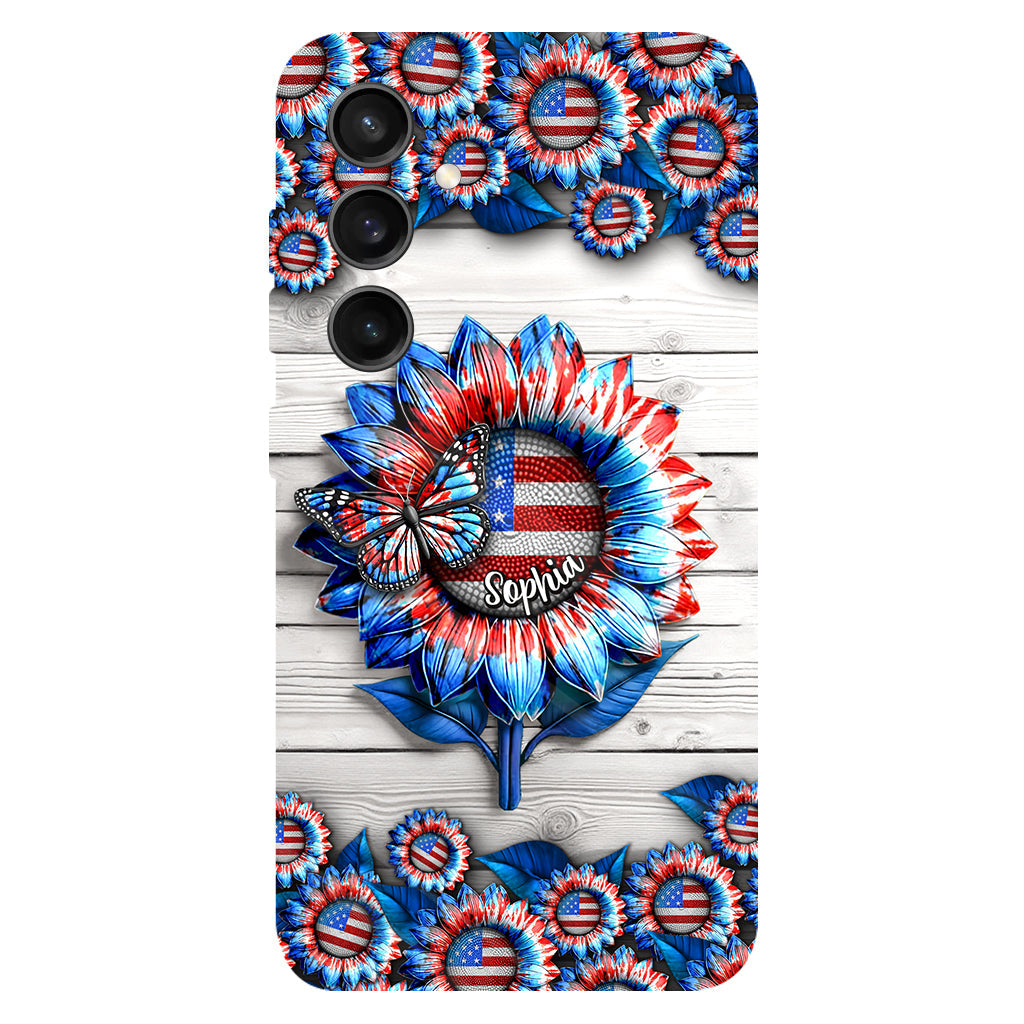 Love America - Personalized Independence Day/ 4th of July Full Print Phone Case
