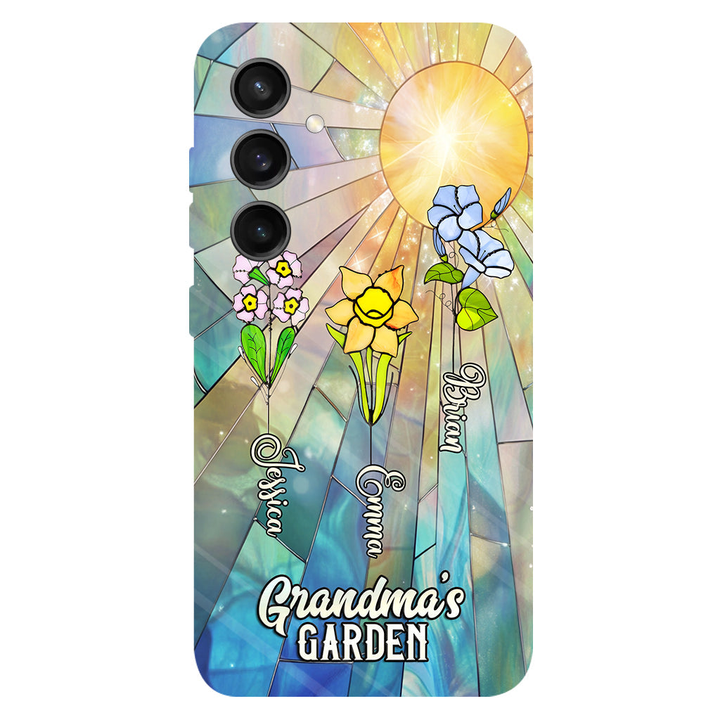 Grandma's Garden - Personalized Grandma Full Print Phone Case