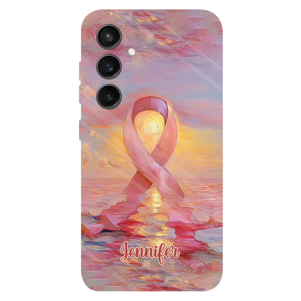 Strong Warriors - Personalized Breast Cancer Awareness Full Print Phone Case