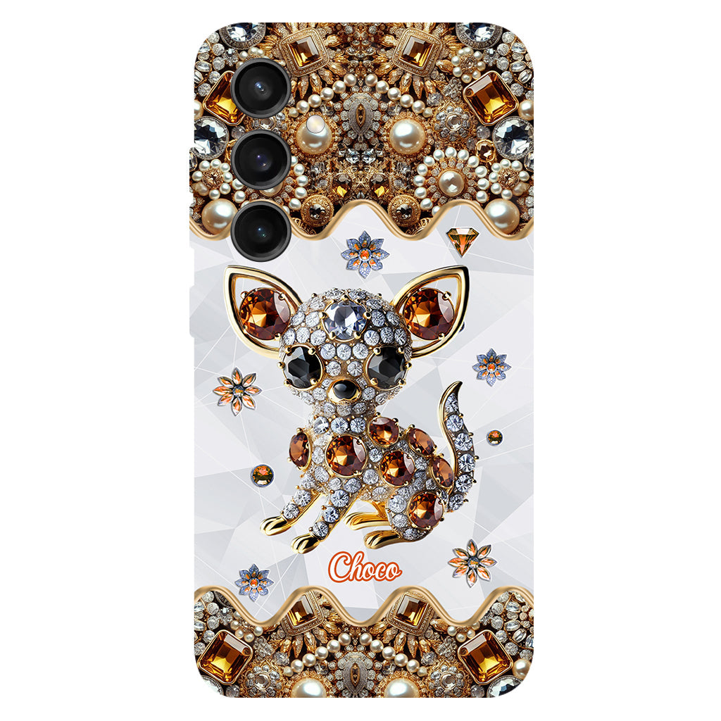 Love Chihuahuas - Personalized Dog Full Print Phone Case