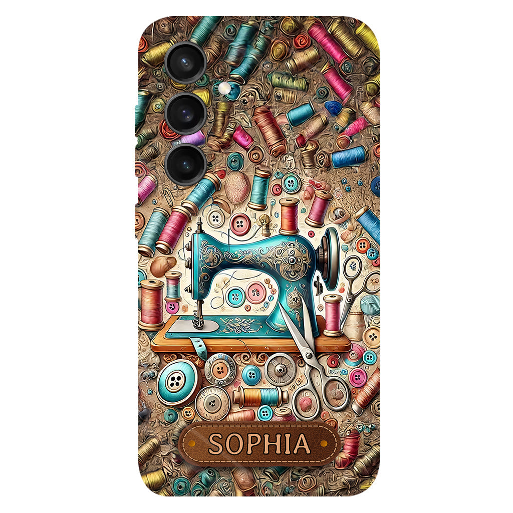 Love Sewing - Personalized Sewing Full Print Phone Case
