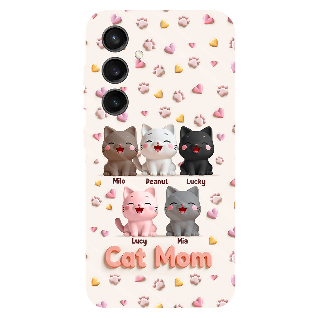 Cat Mom - Personalized Cat Full Print Phone Case