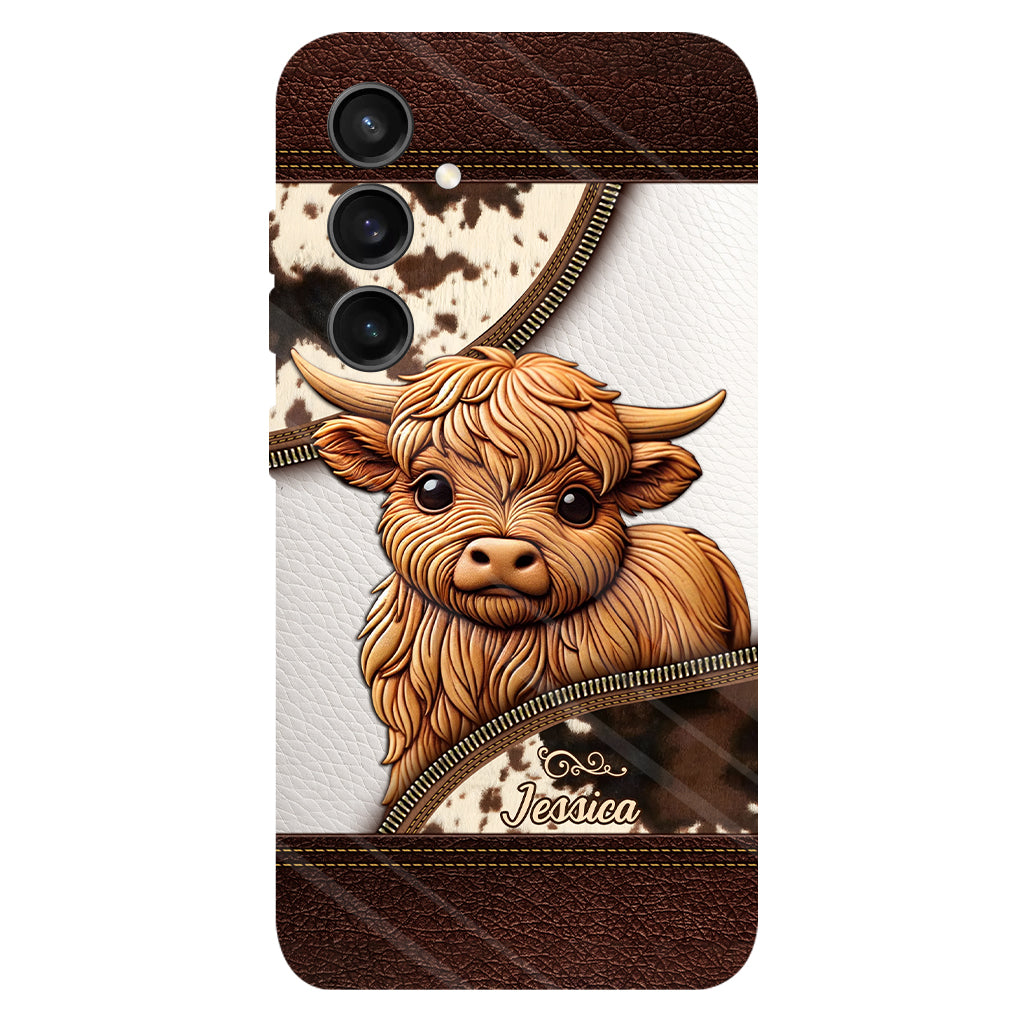 Love Highland Cows - Personalized Full Print Phone Case