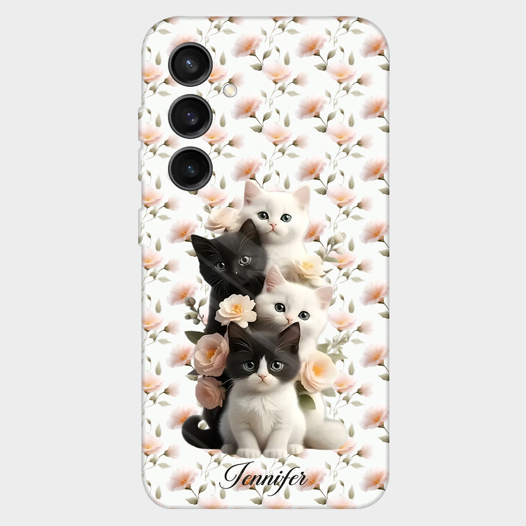 Cute Kittens - Personalized Cat Full Print Phone Case