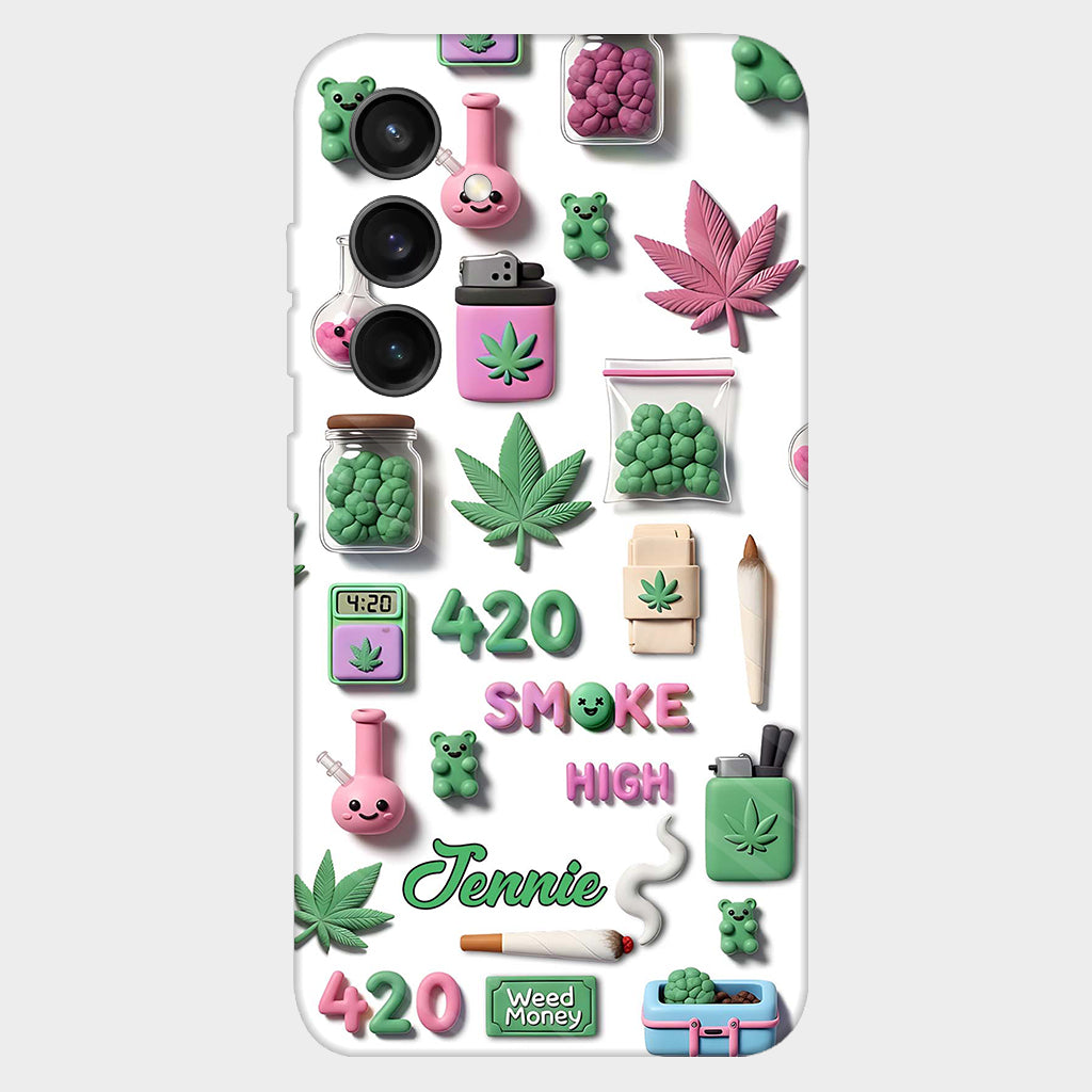Stoner Chic - Personalized Weed Full Print Phone Case