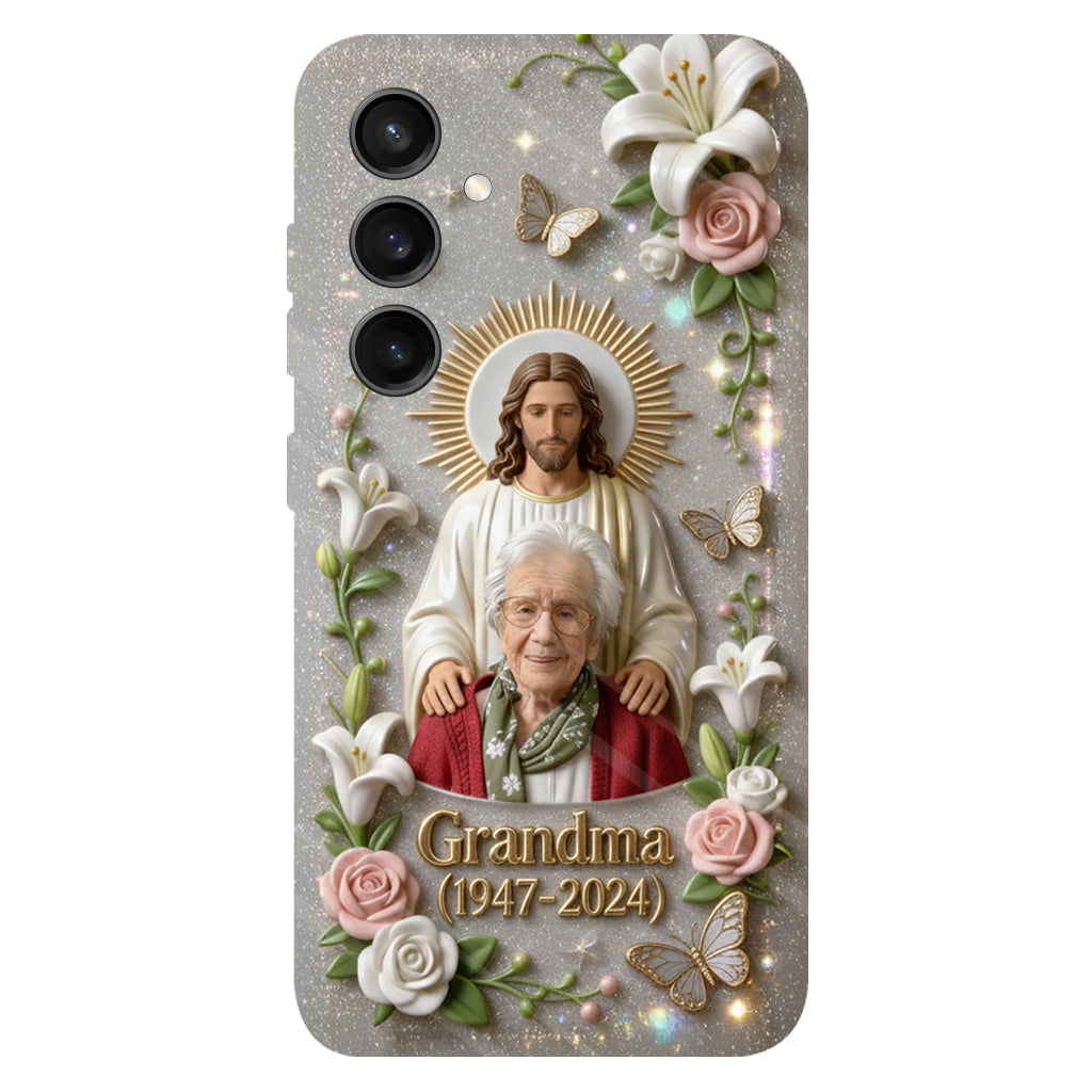 Memorial Gift for Lost of Loved One, Faith in God - Personalized Memorial Full Print Phone Case