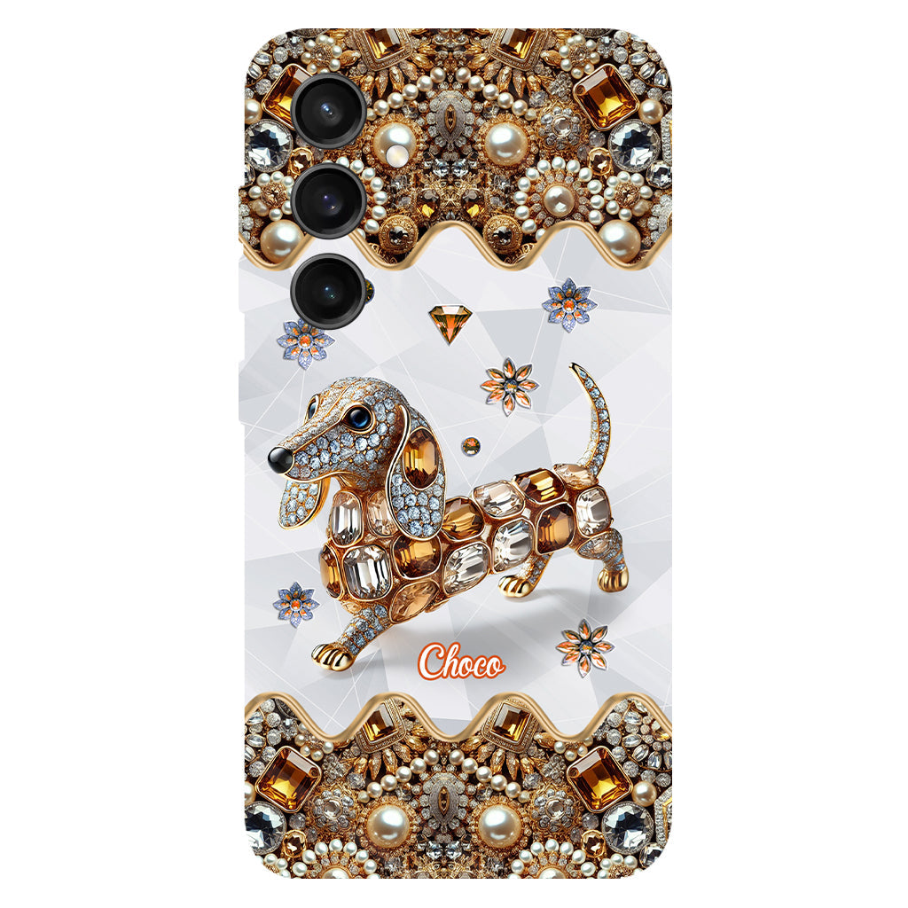 Love Dachshunds - Personalized Dog Full Print Phone Case