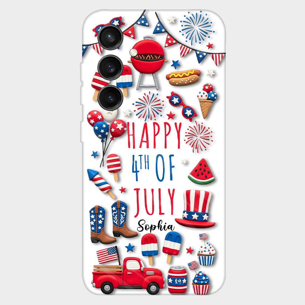 Happy 4th Of July - Personalized Independence Day/ 4th of July Full Print Phone Case