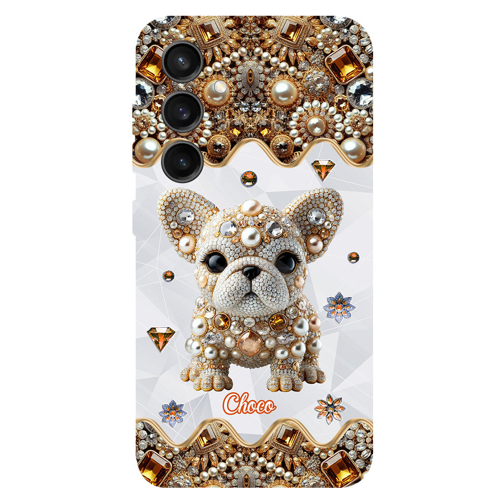 Love French Bulldog - Personalized Dog Full Print Phone Case