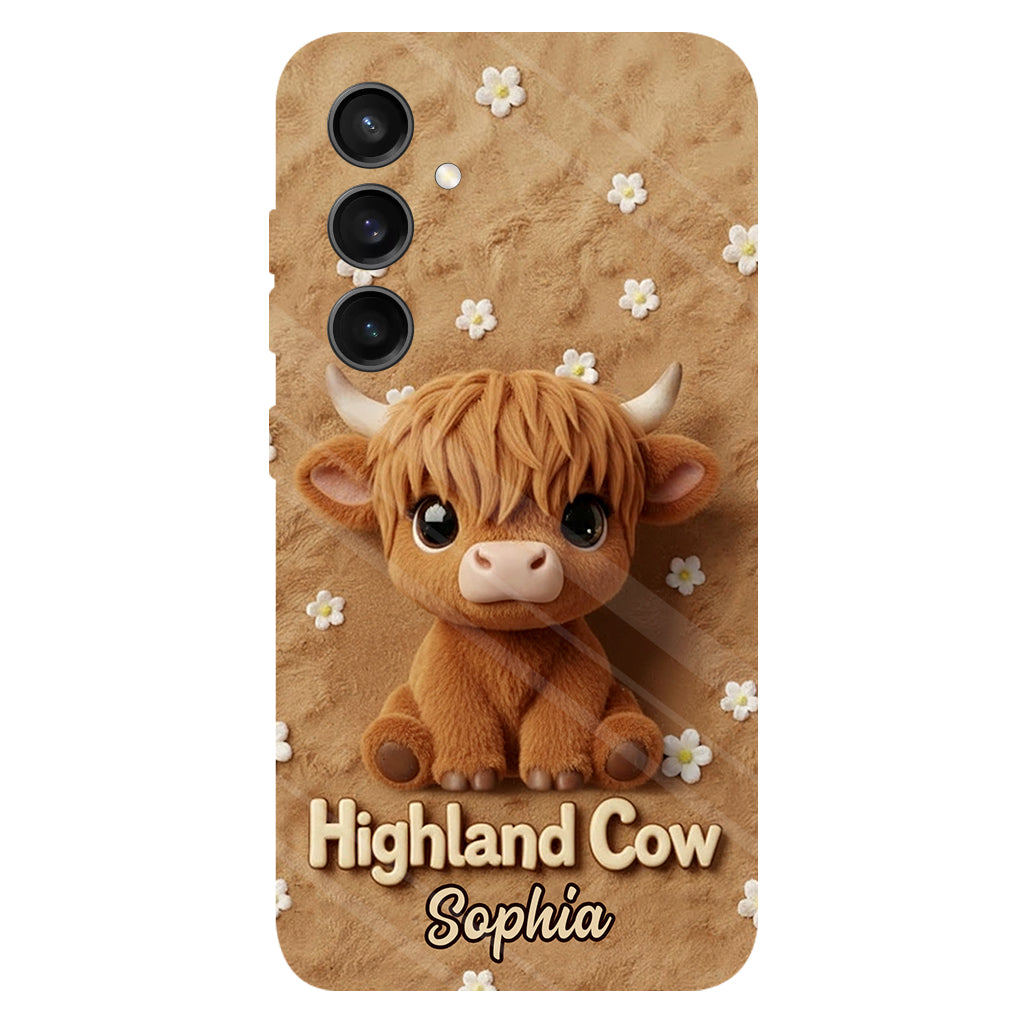 Just A Girl Who Loves Highland Cows - Personalized Highland Cow Full Print Phone Case