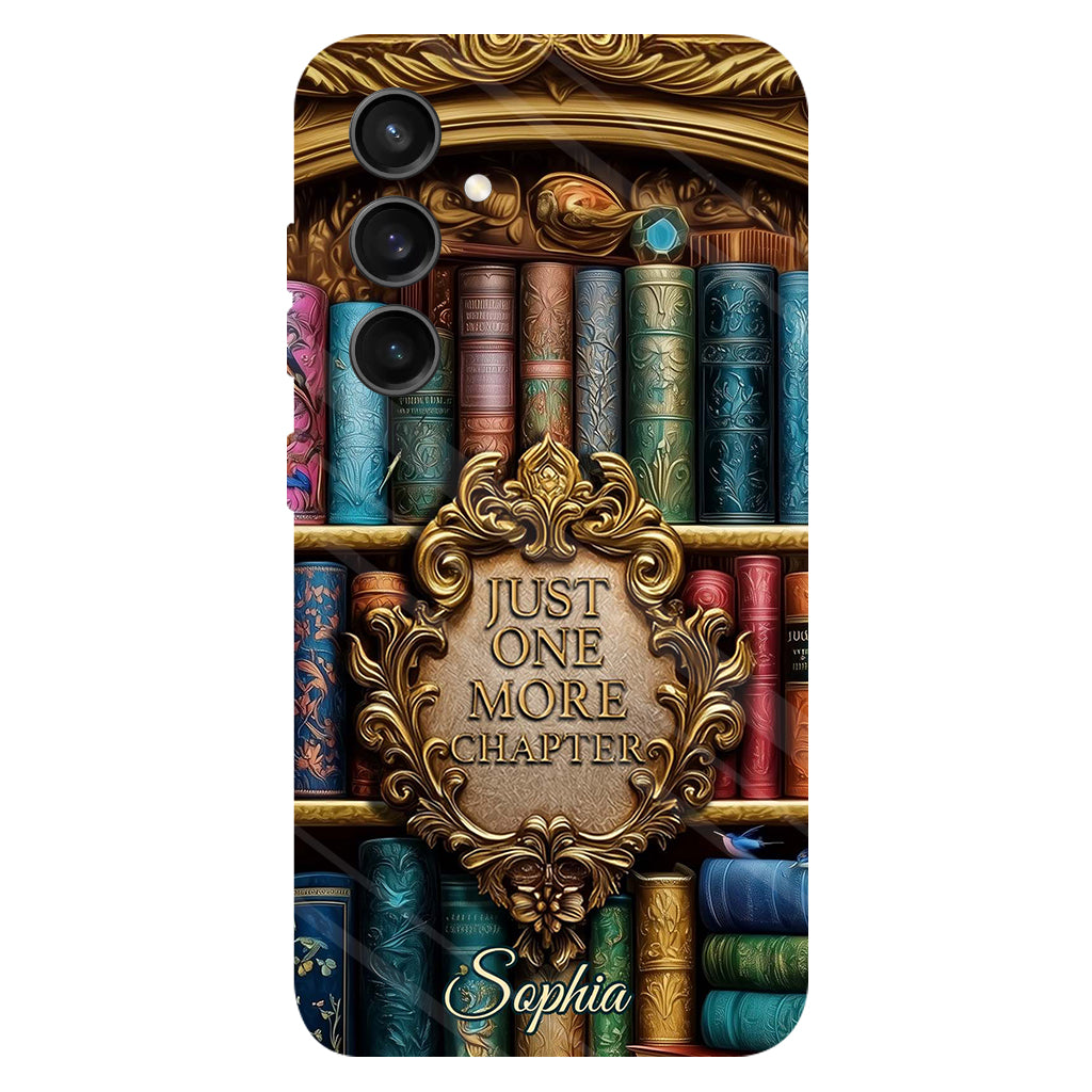 Just One More Chapter - Personalized Book Full Print Phone Case