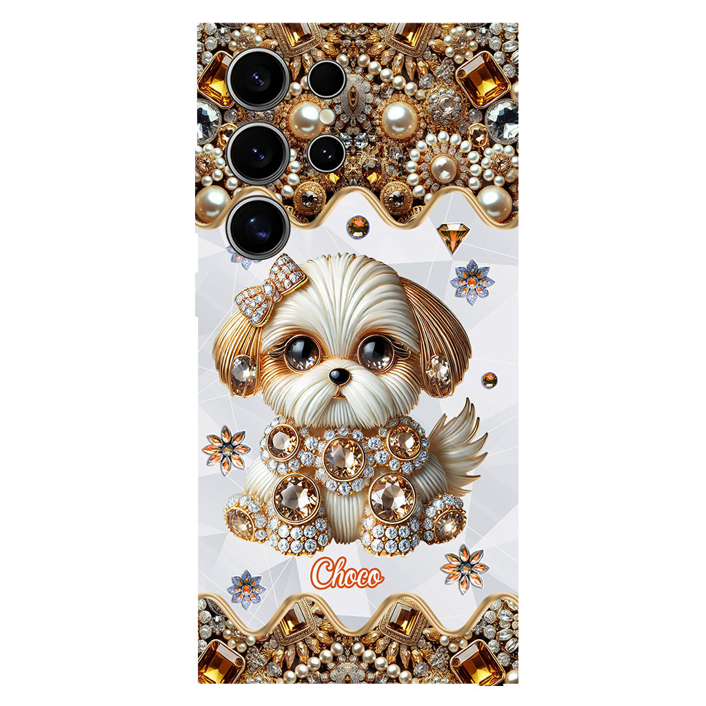 Love Shih Tzu - Personalized Dog Full Print Phone Case
