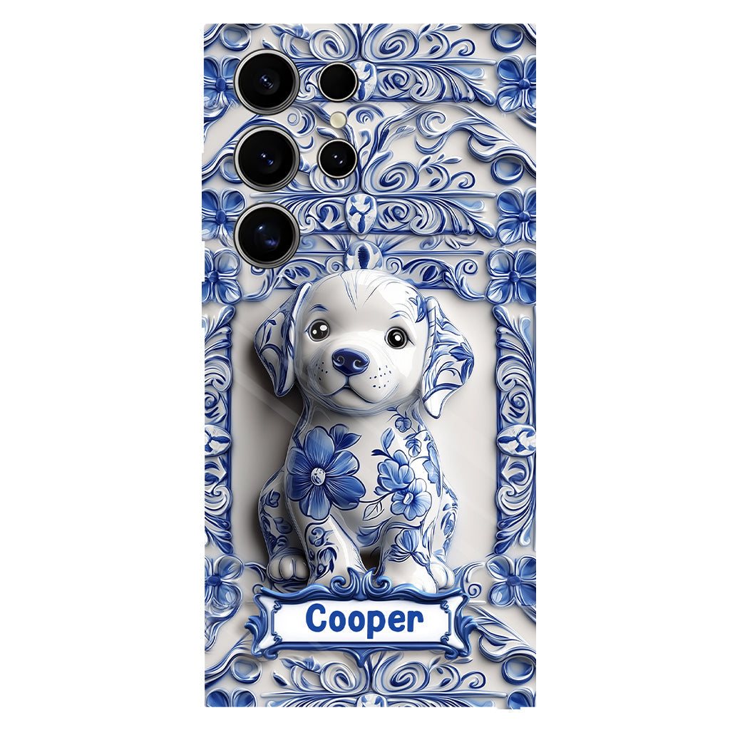 Cute Labrador Retriever - Personalized Dog Full Print Phone Case