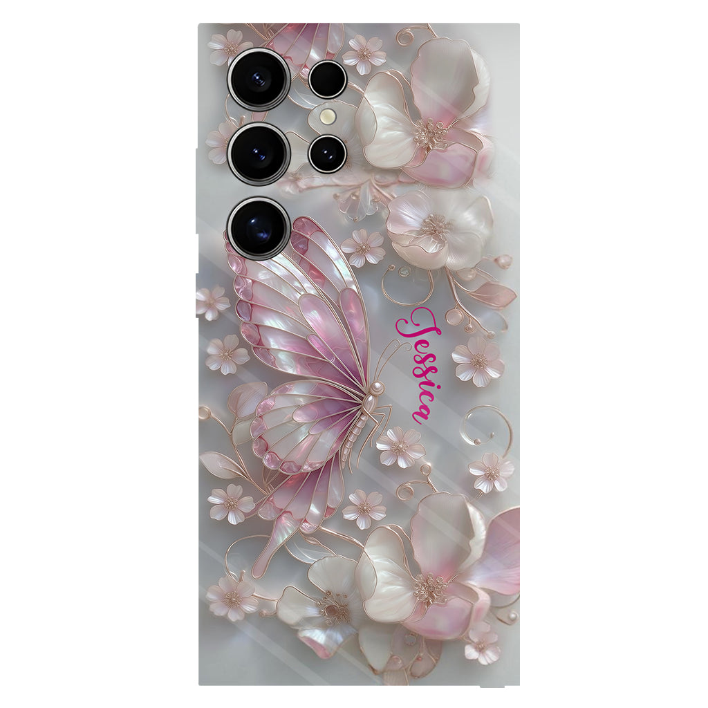 Love Butterflies - Personalized Butterfly Full Print Phone Case