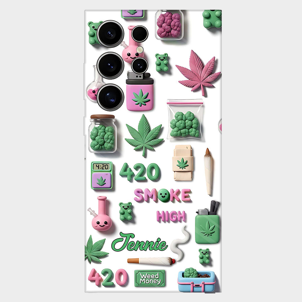 Stoner Chic - Personalized Weed Full Print Phone Case