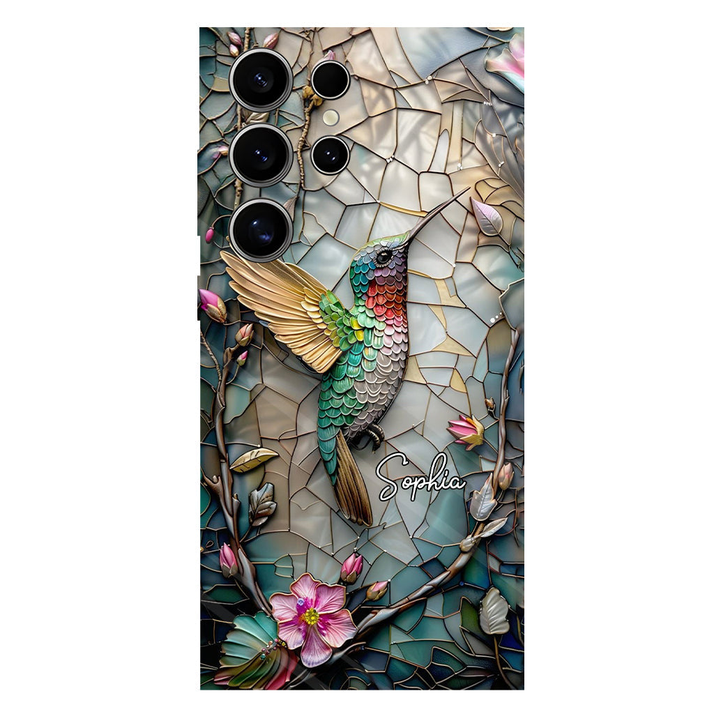 Artistic Hummingbird - Personalized Gardening Full Print Phone Case