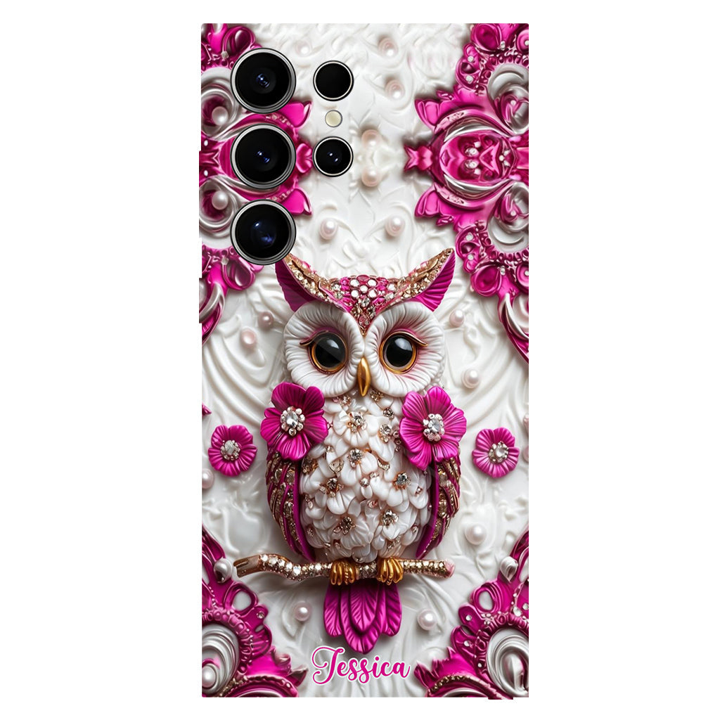 Magic Owl - Personalized Owl Full Print Phone Case