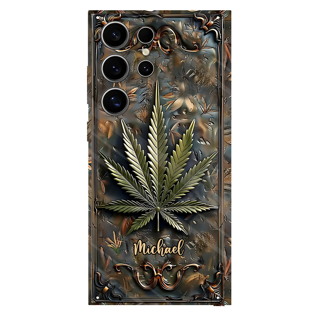 High Life - Personalized Weed Full Print Phone Case
