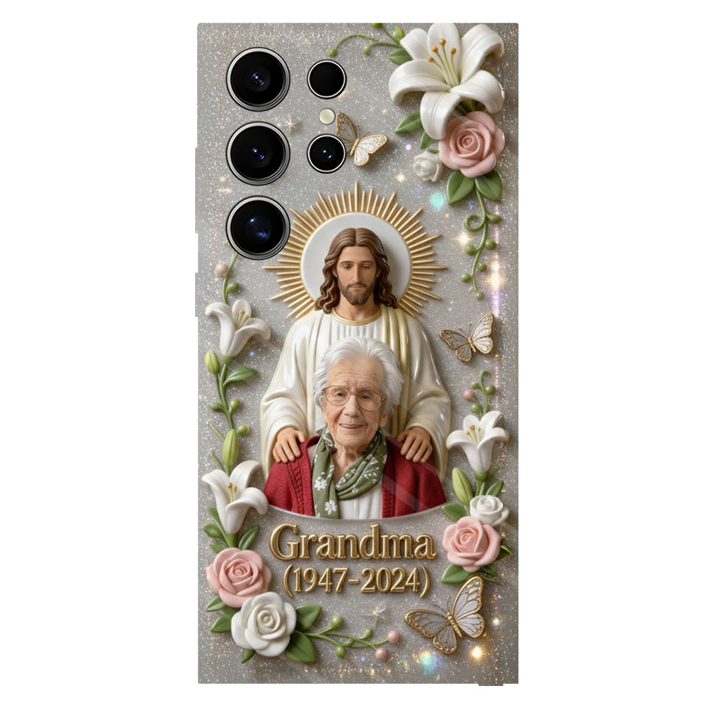 Memorial Gift for Lost of Loved One, Faith in God - Personalized Memorial Full Print Phone Case