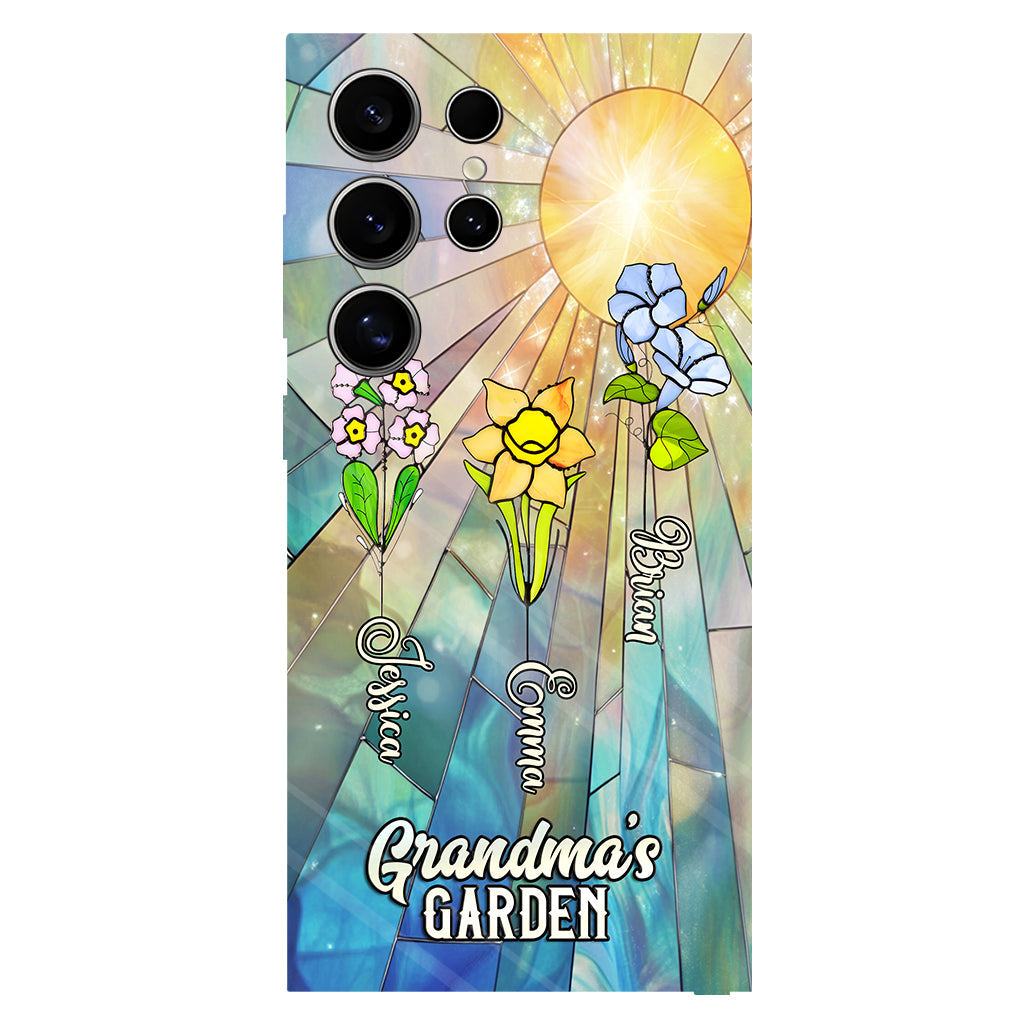 Grandma's Garden - Personalized Grandma Full Print Phone Case