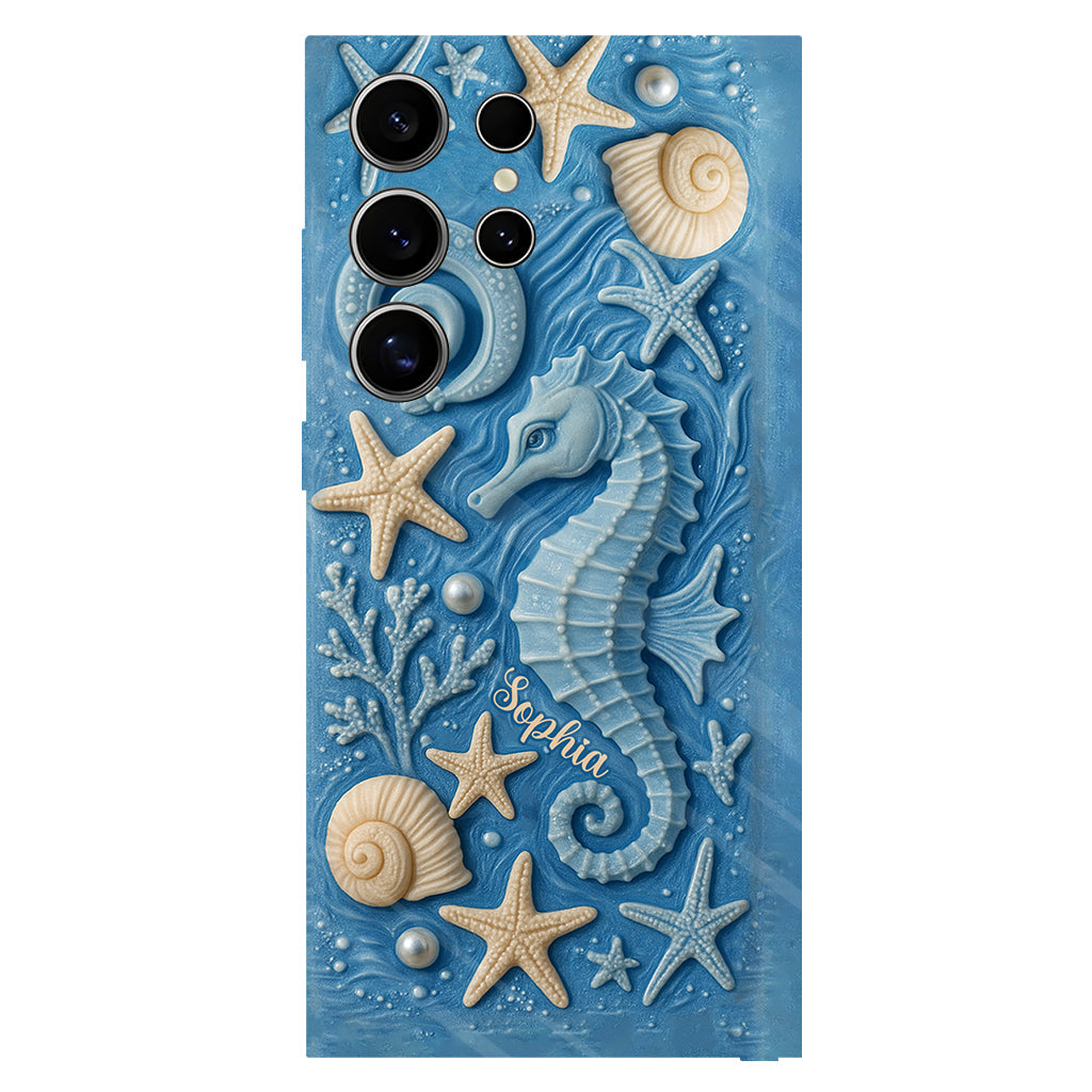 Just A Girl Who Loves Ocean - Personalized Sea Lover Full Print Phone Case