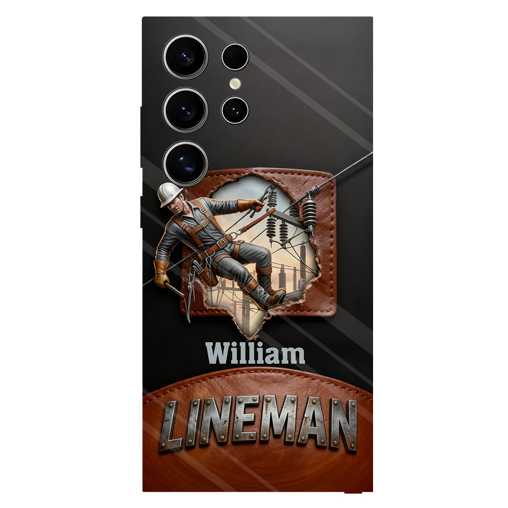 Cool Lineman - Personalized Lineman Full Print Phone Case