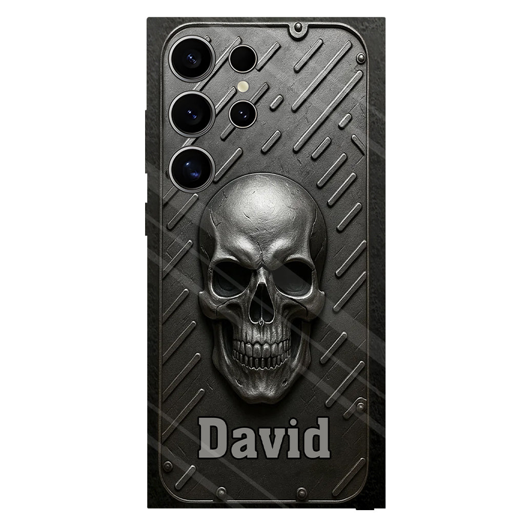 Hello Darkness - Personalized Skull Full Print Phone Case