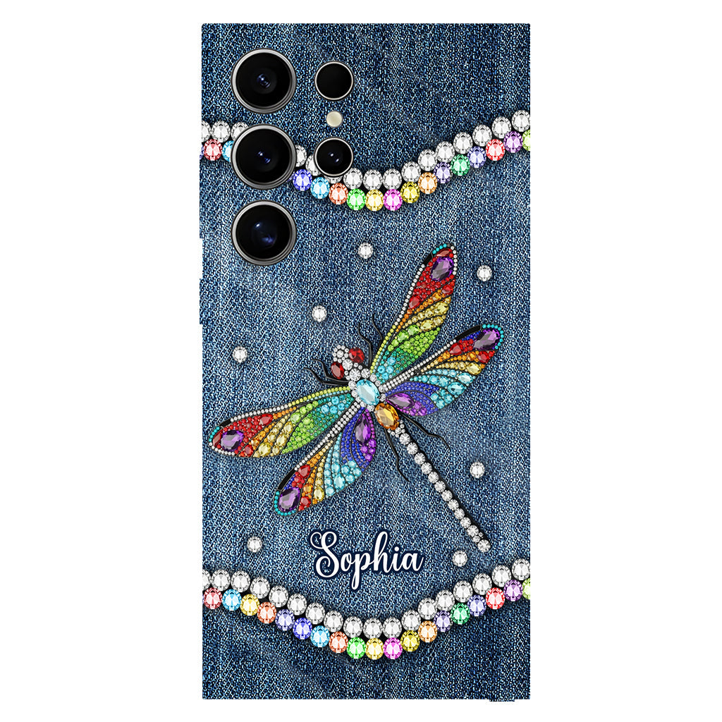 Beautiful Dragonfly - Personalized Dragonfly Full Print Phone Case