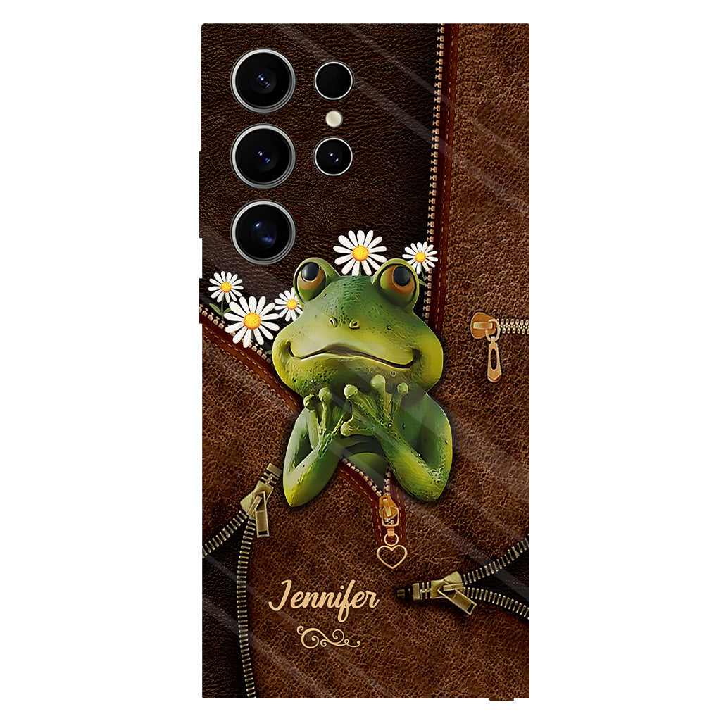 Cute Frogs - Personalized Frog Full Print Phone Case