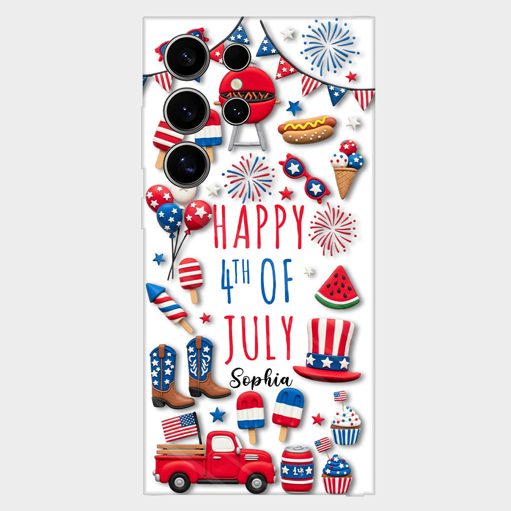 Happy 4th Of July - Personalized Independence Day/ 4th of July Full Print Phone Case