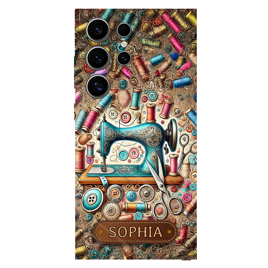 Love Sewing - Personalized Sewing Full Print Phone Case